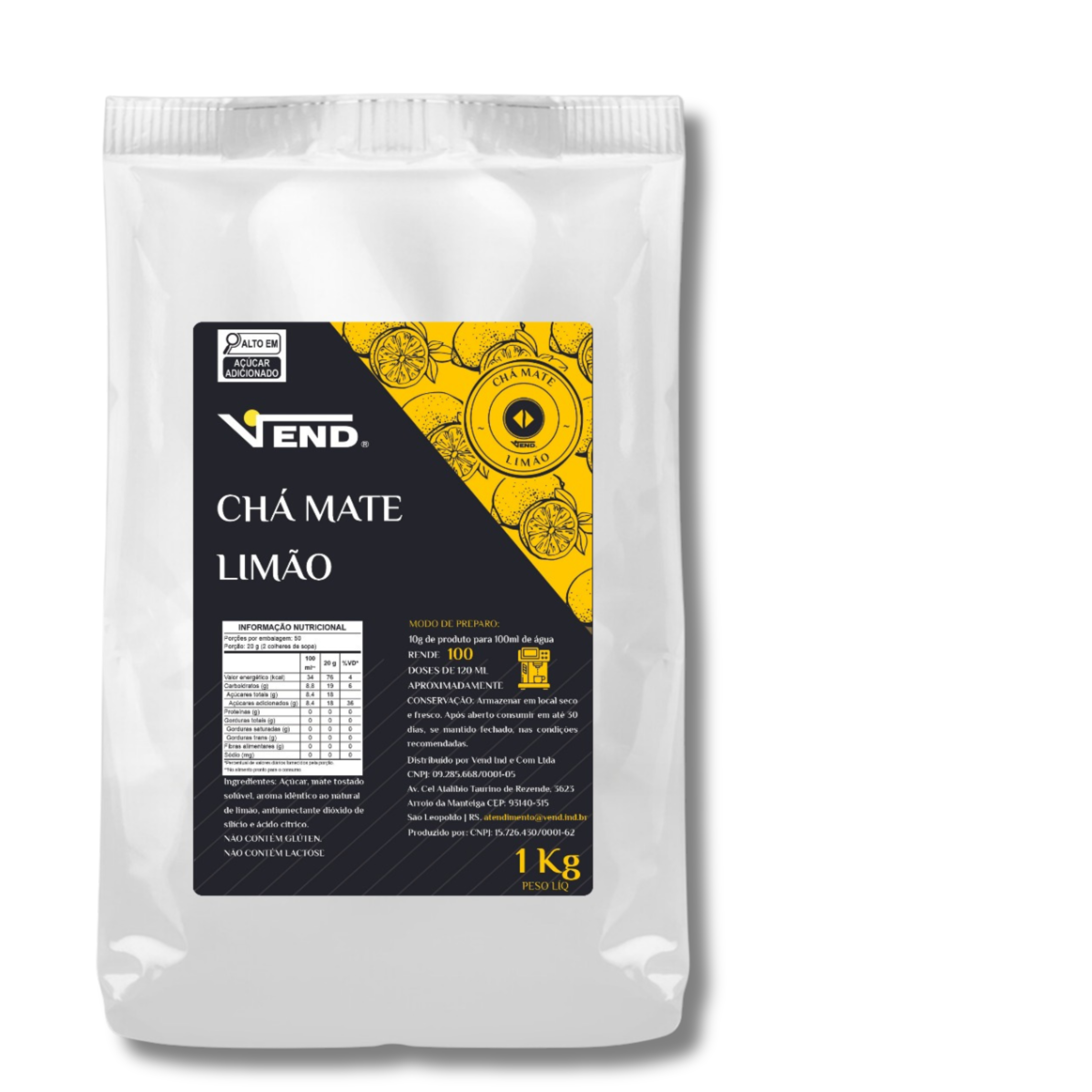 Chá Mate Limão